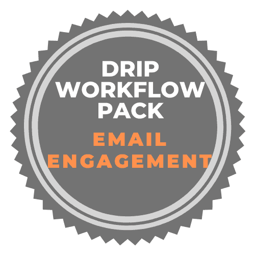 Drip Workflow Pack Email Engagement Icon 500x500 GRAY Canva